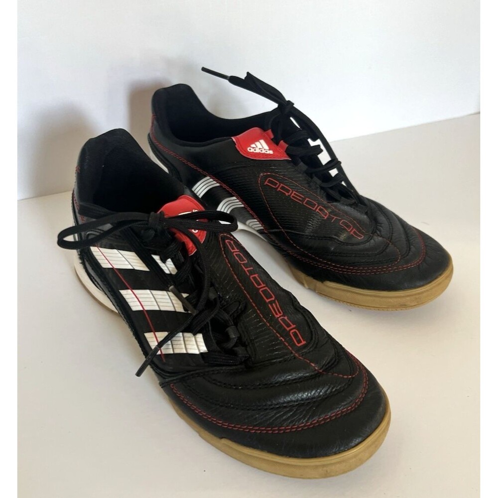 Adidas Predator Absolado X IN Indoor Soccer Shoes Black Red G03952 Men Size 6 Y6